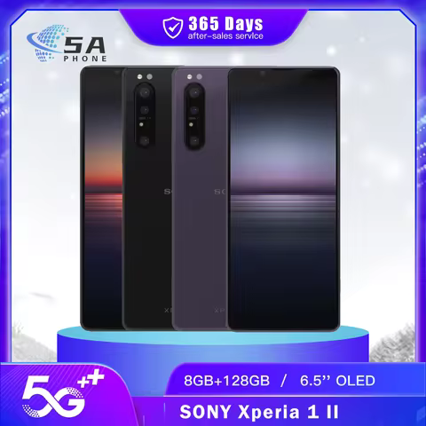 Sony Xperia 1 II 1ii SO-51A 5G Mobile Phone 8GB RAM 128GB ROM 6.5" OLED NFC 12MP+8MP Snapdragon 865 
