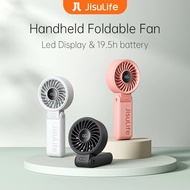 JISULIFE Handheld Fan Life7 Mini Fan Portable Rechargeable Electric Fans 3600/5000mAh Strong Wind