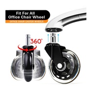 1PC 3-Inch Replacement Wheels for Office Swivel Chair - Roller Casters /Roda Kerusi Pejabat