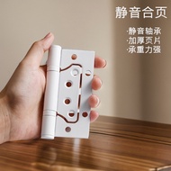 Hinge304Stainless Steel4White thickened invisible door hinges for bedroom, bathroom, and wardrobe, s