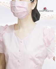 買衣送口罩~台灣製布口罩100%純棉透氣~純手工粉櫻花~有鼻樑壓條~可換濾棉~高温殺菌~白色.粉紅.淺藍部份現貨～