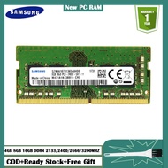 Ram DDR4 16GB 8GB 4GB 2133 2400 2666Mhz 3200 MHz 260-Pin 1.2V SODIMM แรมความจำโน๊ตบุ๊ค