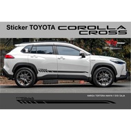 TOYOTA Cutting Sticker Corolla CrossTOYOTA - All New Car Exterior Accessories Corolla CrossTOYOTA
