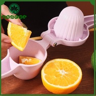 DNOPMA SHOP Deep Cup Design Lemon Juicer Hand Prevents Splattering Easy to Grip Citrus Press Portable Reduce Effort Wheat Straw Orange Juicer Kitchen Home Gadgets