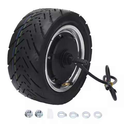 Vacuum Tire Brushless Hub Motor 1500‑4000W 11 Inch Wheel Hub Motor Lightweight Quiet 48‑72v for Elec