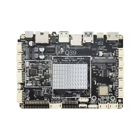 1PCS Android motherboard RK3399 six core commercial display advertising machine 4G network biometric