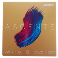 [Luther Violin] American D'Addario Ascente Violin String Set 3/4 1/2 1/4 Strings
