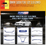 TYPE ONE 100% ORIGINAL BMW 320i F30 12Y 2.0 2WD FULL SET STABLE BAR COLOUR BLUE CAR BODYKIT