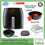 Philips HD9654 XXL Air Fryer. **Grill Pan Tray Attachment Included**. Original Philips SG. 2 Years Warranty.