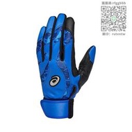壘球手套【日本直郵】ASICS 室外運動用品棒球少年擊球用手套藍色 3121A97