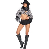 Adult Western Cowboy Costume With Hat Carnival Halloween Party Sexy Cowgirl Outfit Cosplay Costu