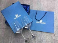 Swarovski 施華洛世奇水晶紅酒杯一對