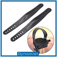 [Dynwave1] Exercise Bike Pedal Straps Fix Bands Tape Parts Replacement Easy to Install Belts Adjustable Length for Exercise Bike