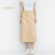 Eyouth 1958 Women Utility Pocket Midi Skirt cargo skirts for woman