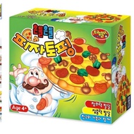 [Adelland] Wobble-Wobble Pizza Topping Board Game · Dice/Topping Strategy Balance Game · Box Size 28