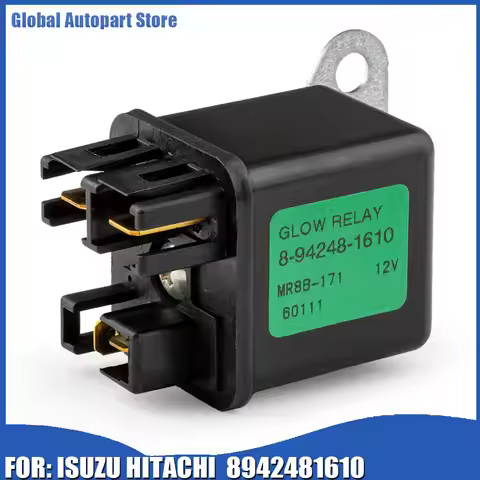 12V Relay Glow Plug 8942481610 8-94248-1610 for Isuzu Hitachi EX35U EX27U EX50U ZAXIS35U