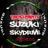 SUZUKI SKYDRIVE MAGS STICKER DECALS