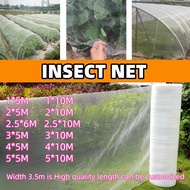 【1m 2m 2.5m 3m 4m 5m Width】Vegetable Net Insect Netting For Garden Mesh Netting Garden Plant Covers 