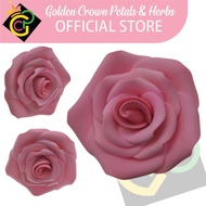 1 pc shrub rose pink 2½inch edible gumpaste flower cake topper sugar flowers edible flower