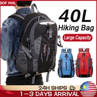 Outdoor 40L Hiking Bag Backpack Waterproof Nylon Sport bag School Bag Multifunctional Large Capacity