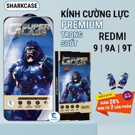 Redmi 9A, 9T, 9 premium full screen tempered glass sharkcase phone screen protector