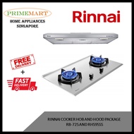 Rinnai Cooker Hob &amp; Hood Package RB-72S and RHS95SS