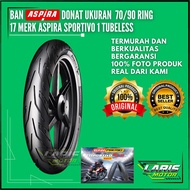 Aspira Sportivo 1 Tubeless Motorcycle Tire 70/ 90-17 | Original Aspira R17 Donut Tire with Warranty