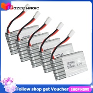 GozeeMagic 5Pcs-3.7V 500MAh 752540 แบตเตอรี่ RC Quadcopter Lipo สำหรับ Syma X5HW X5HC X5UW รีโมทคอนโ