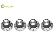 4 x potentiometer Pot metal knob with 0-9 turntable for 6mm shaft knob