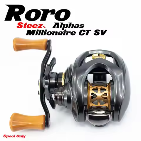 Roro Baitcasting SiC Titanium Spool DIY For DAIWA 2021 STEEZ /Alphas/Millionaire CT SV Casting Reel