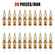 10/20pcs Tattoo Tube Needle 3RL5RL Disposable Sterile Safe Tube Tattoo Pen Permanent Cosmetic Tattoo