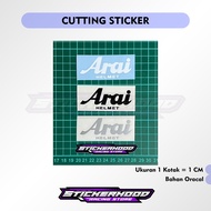 Plain ARAI LOGO Helmet STICKER