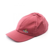 【二手】Vivienne Westwood)圓點刺繡棒球帽，S81020019W00DDAAA003，RED帆布，男女通用，全新未使用