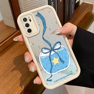 HP Casing OPPO A16 OPPO A16s OPPO A54s Case Apple Casing HPbiru Pattern Mirror Case Cesing Silicone 