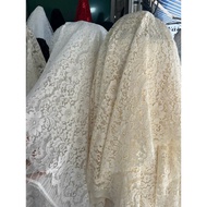 Lace compartment 1m5*1m5 has 2 colors: white, cream