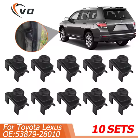 10sets Car Front Fender Bumper Cover Clip Kit 53879-28010 538790R010For Toyota Lexus RAV4 Highlander
