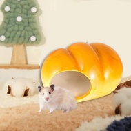 Sangkar Hamster Haiwan Bersarang Pondok Mini Katil Penyejuk Comel Musim Panas Tempat Persembunyian S