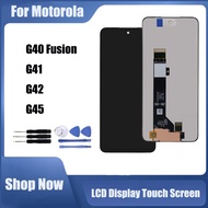 Compatible with Motorola Moto G40 Fusion G41 G42 G45 LCD Display Touch Screen Replacement