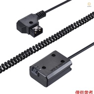 Andoer V-mount D-Tap to NP-FW50 DC Coupler Power Dummy Battery Adapter Coiled Cable Accessory Replac