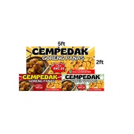 CEMPEDAK GORENG Banner RAMADHAN 2ft x 5ft (60cm x 150cm) Free 4 hole {CUSTOM SIZE}