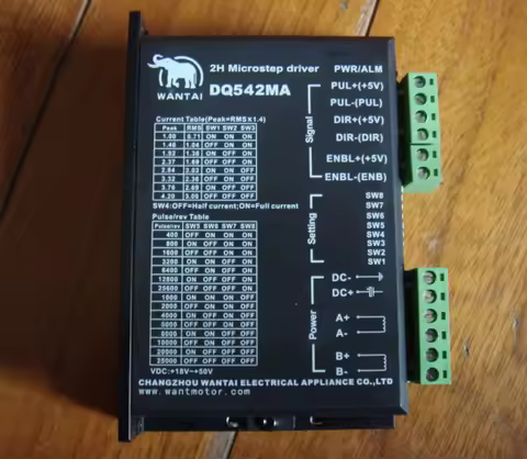 superior quality! 1pc Stepper Digital Driver DQ542MA 50V 4.2A 128 Microsteps for Nema 23 stepper mot