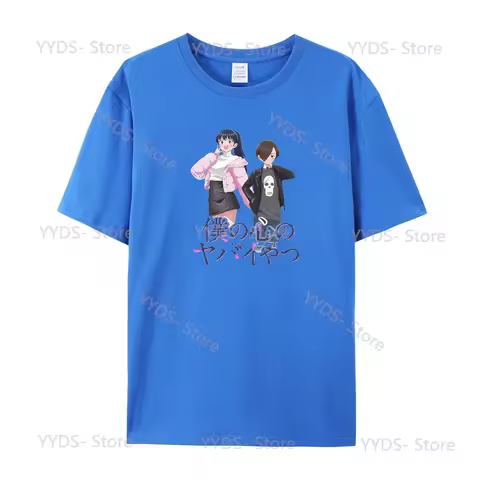 Kids Boku No Kokoro No Yabai Yatsu Yamada Anna T shirt Men/Women Harajuku Kawaii Tees Fashion Tops C