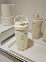 法鬥胖丁手提咖啡隨行杯500ml 316不鏽鋼陶瓷內膽保溫瓶