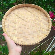Traditional Bamboo Winnowing Tray - 30 Cm Rice Sampling Tool