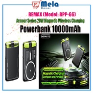 REMAX RPP-66 Armour Series 20W Magnetic Wireless Charging Powerbank 10000mAh