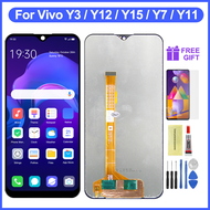 Original LCD For Vivo Y11 2019 / Y12 / Y15 / Y17 / Y3 / Y3S LCD Display Screen Touch Screen Digitize