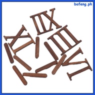 12pcs Clock Wooden Numbers: Roman Numeral Wall Clock Kit Wooden Numbers for Crafts for Living Room H