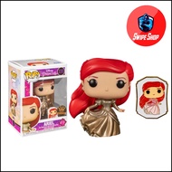 Funko Pop Ariel Gold with Enamel Pin Ultimate Disney Princess Funko Exclusive