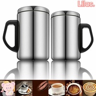 VIOLETLILAC Mug Cup Double-layer Travel Supplies Vacuum Flask Tea Mug