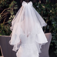 เวลเจ้าสาว ผ้าคลุมผมเจ้าสาว veil เจ้าสาว คลุมผมเจ้าสาว ผ้าคุณภาพสูง งานเย็บมือ